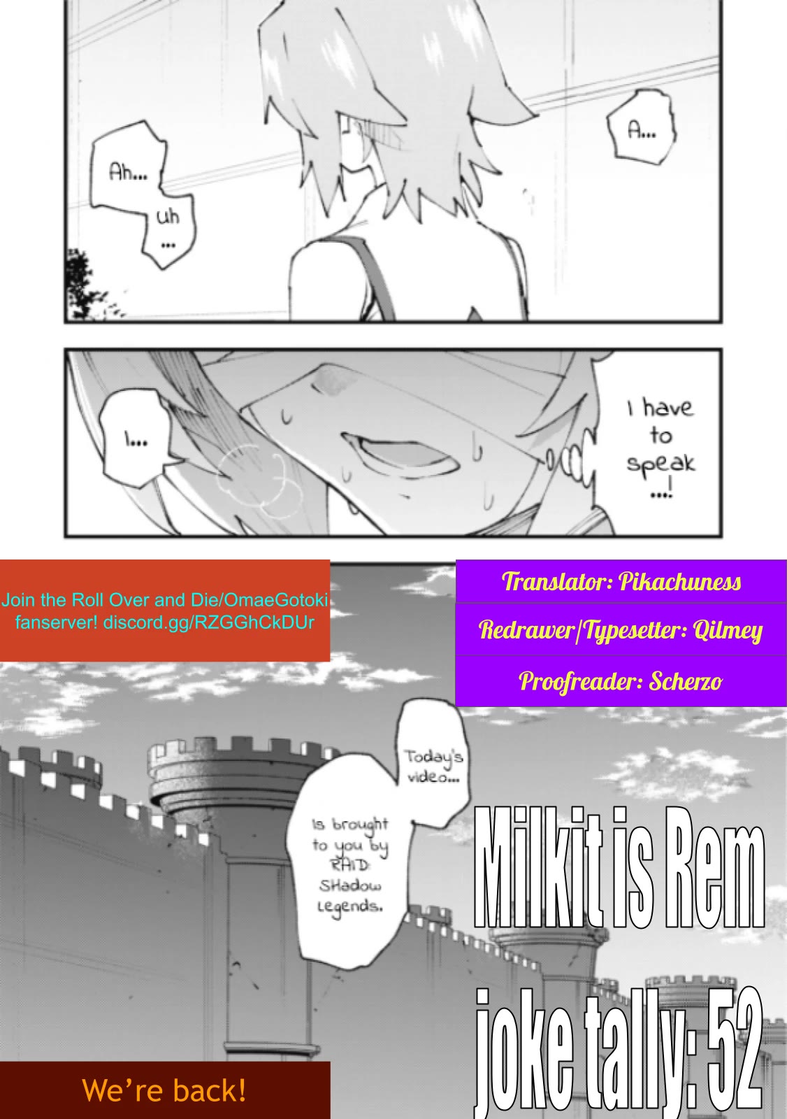 Do You Think Someone Like You Could Defeat the Demon Lord? Chapter 20.1 page 33 - Chapter 20.1: Beyond the Darkness Part 1