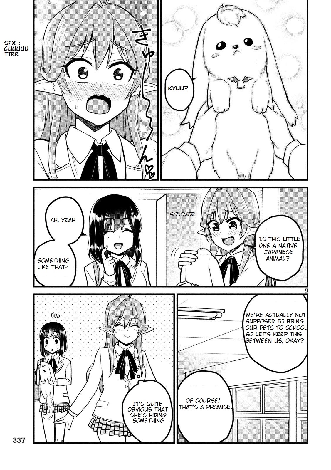 Does an Elf Live Next Door to You? Chapter 5 page 10 - Chapter 5: Do small animals talk to magical girls only?