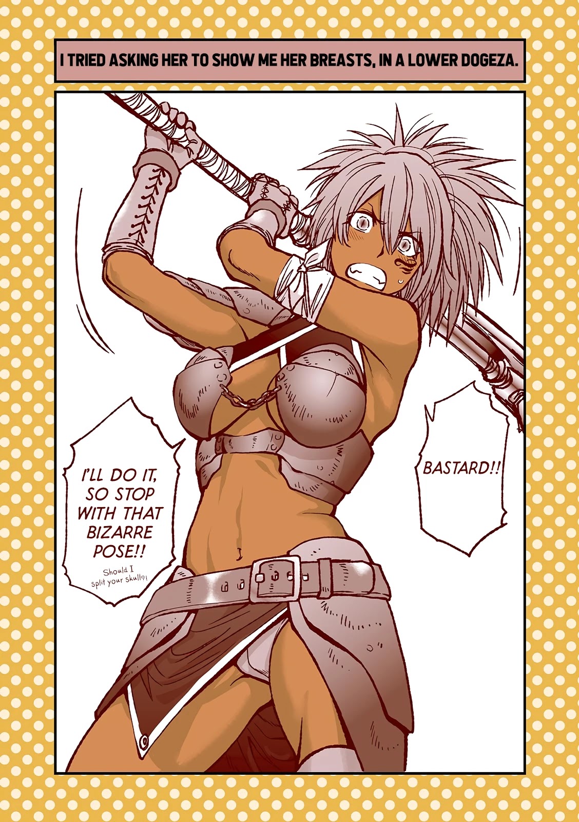 Dogeza De Tanondemita Chapter 16 page 2 - Chapter 16: Savage Tribe Female Warrior