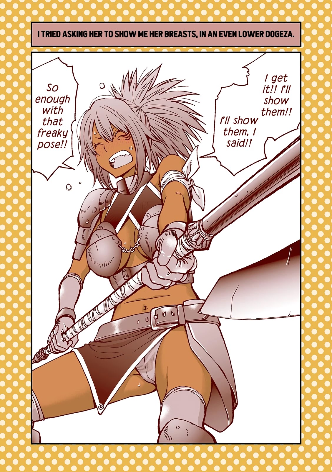 Dogeza De Tanondemita Chapter 16 page 3 - Chapter 16: Savage Tribe Female Warrior