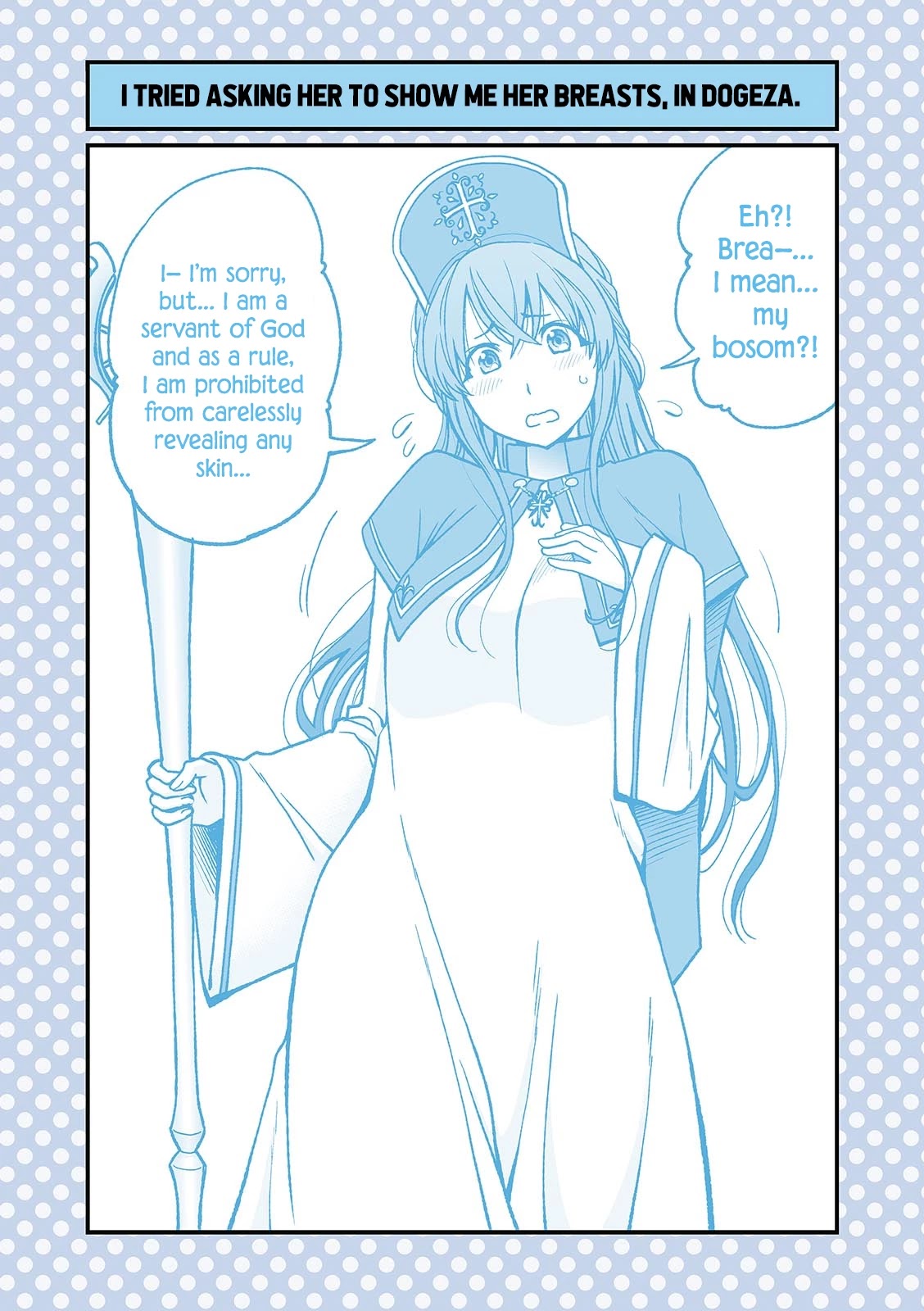 Dogeza De Tanondemita Chapter 19 page 1 - Chapter 19: Female Priest