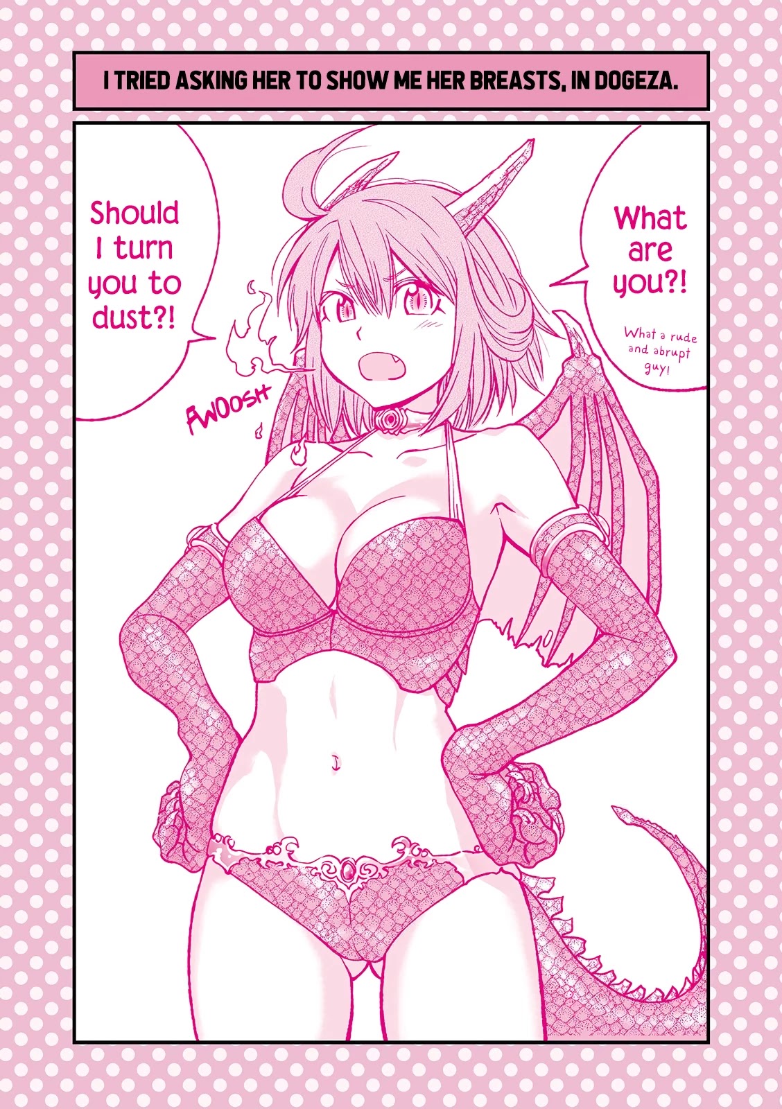 Dogeza De Tanondemita Chapter 23 page 1 - Chapter 23: Half-Dragon Girl