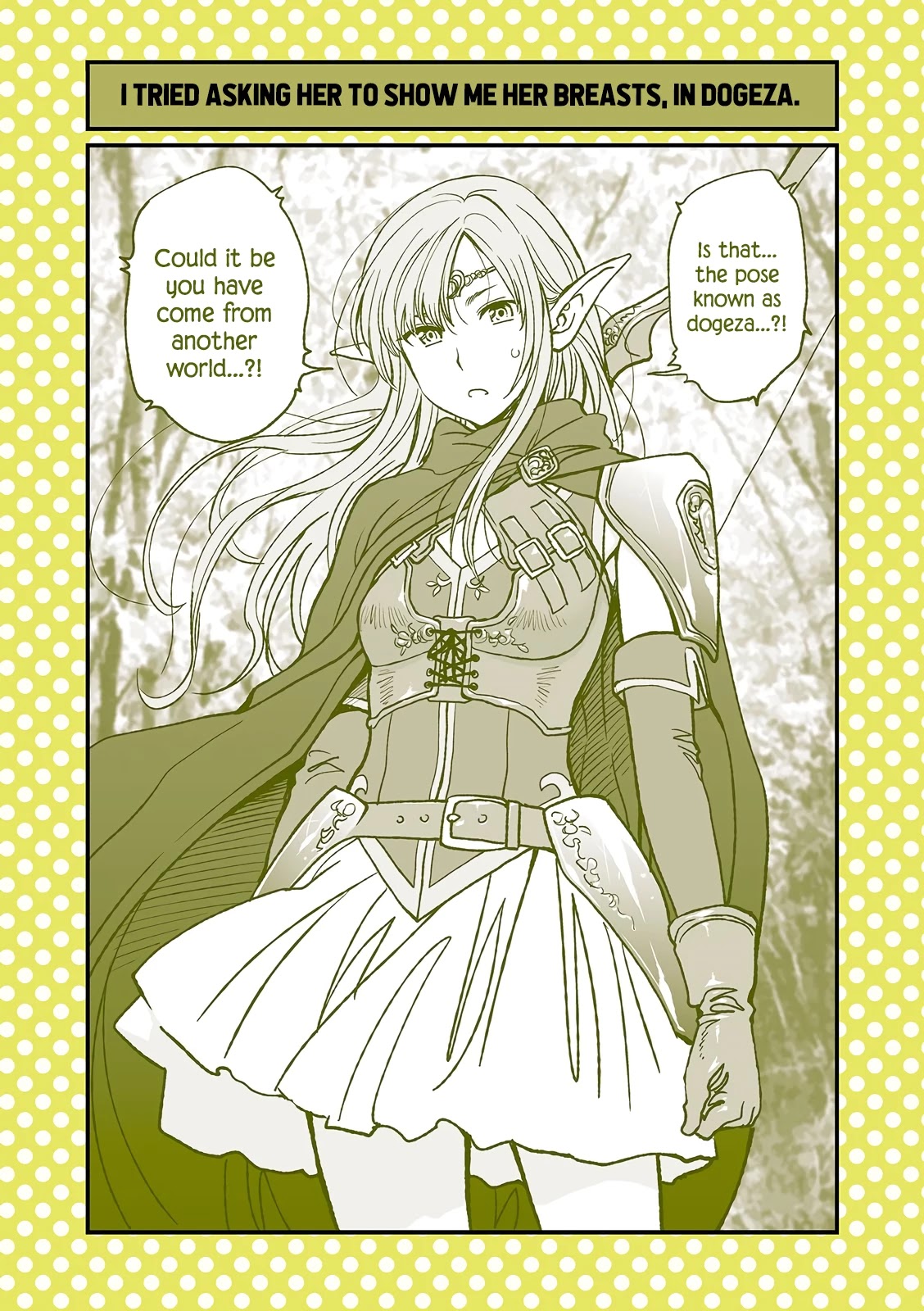 Dogeza De Tanondemita Chapter 25 page 1 - Chapter 25: Elf Girl