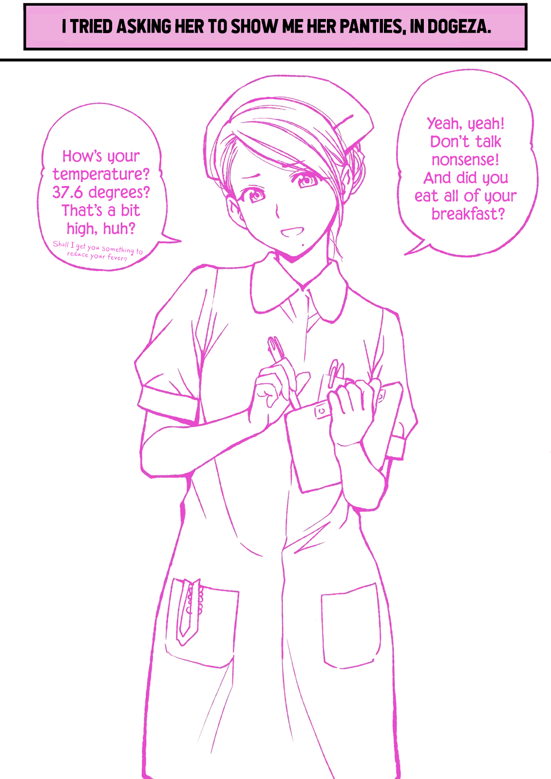 Dogeza De Tanondemita Chapter 28 page 1 - Chapter 28: Nurse