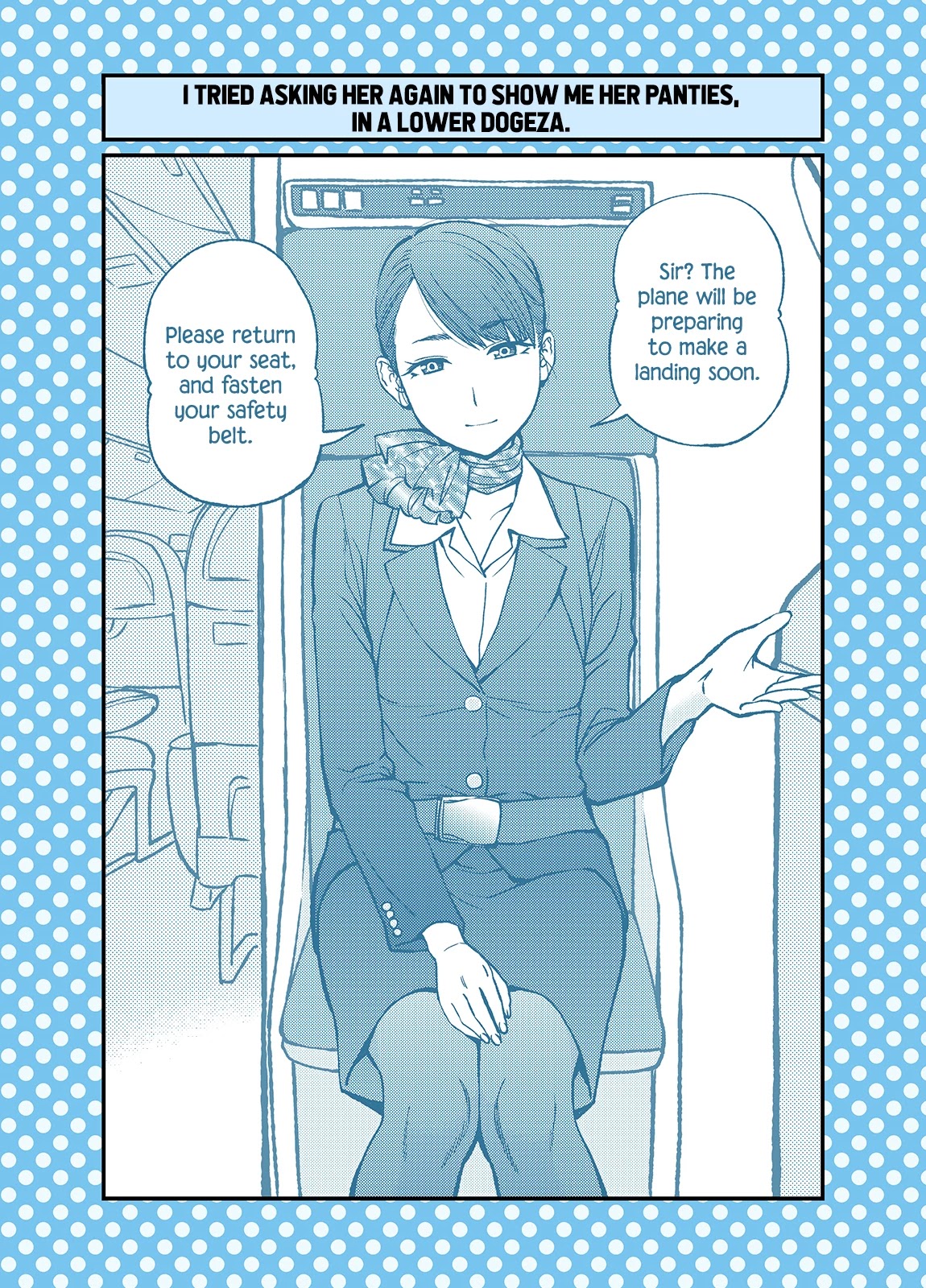 Dogeza De Tanondemita Chapter 31 page 2 - Chapter 31: Cabin Attendant