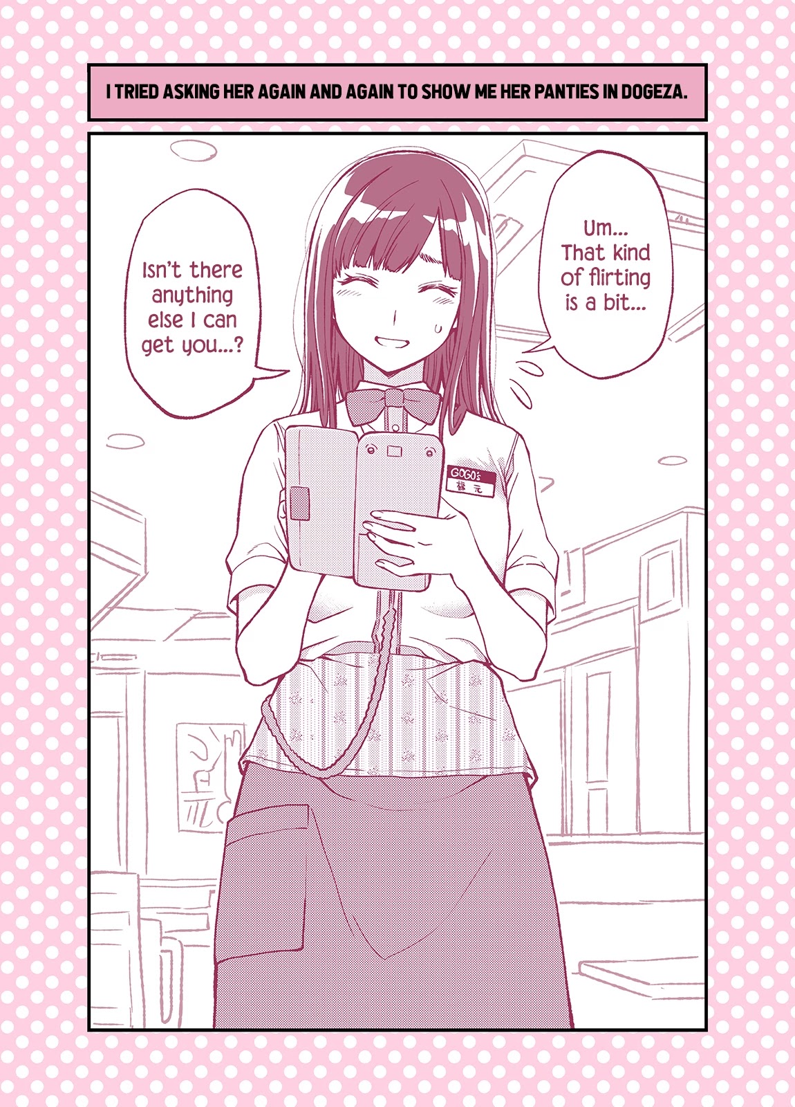 Dogeza De Tanondemita Chapter 33 page 2 - Chapter 33: Family Restaurant Employee