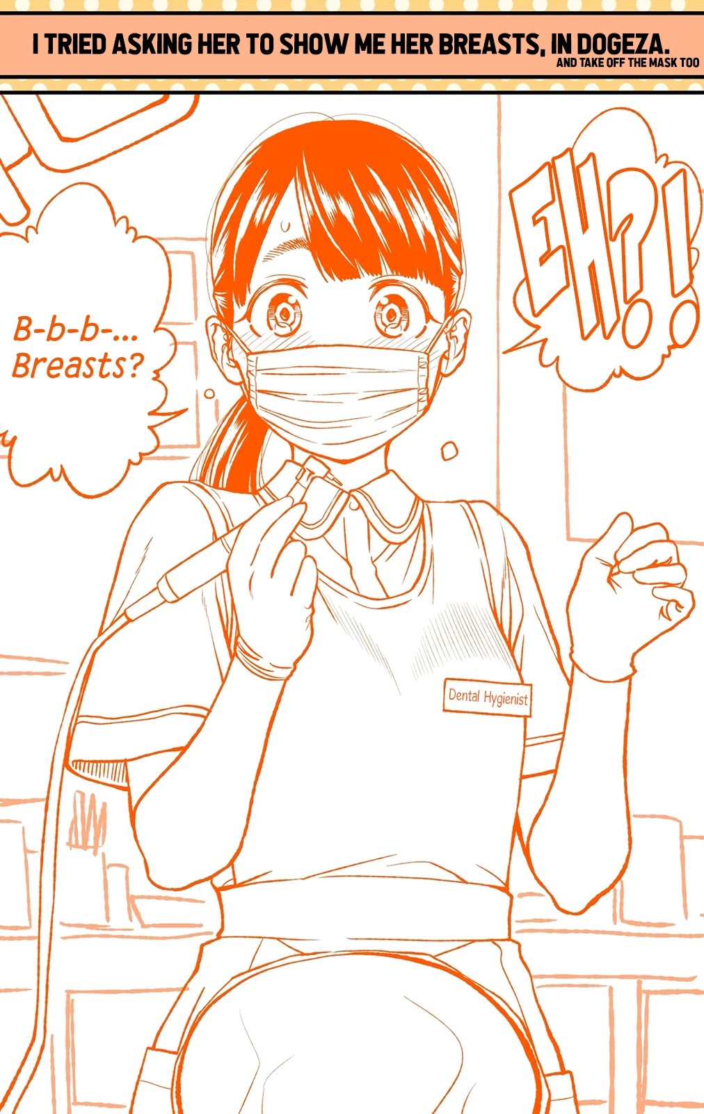 Dogeza De Tanondemita Chapter 34 page 1 - Chapter 34: Dental Hygienist