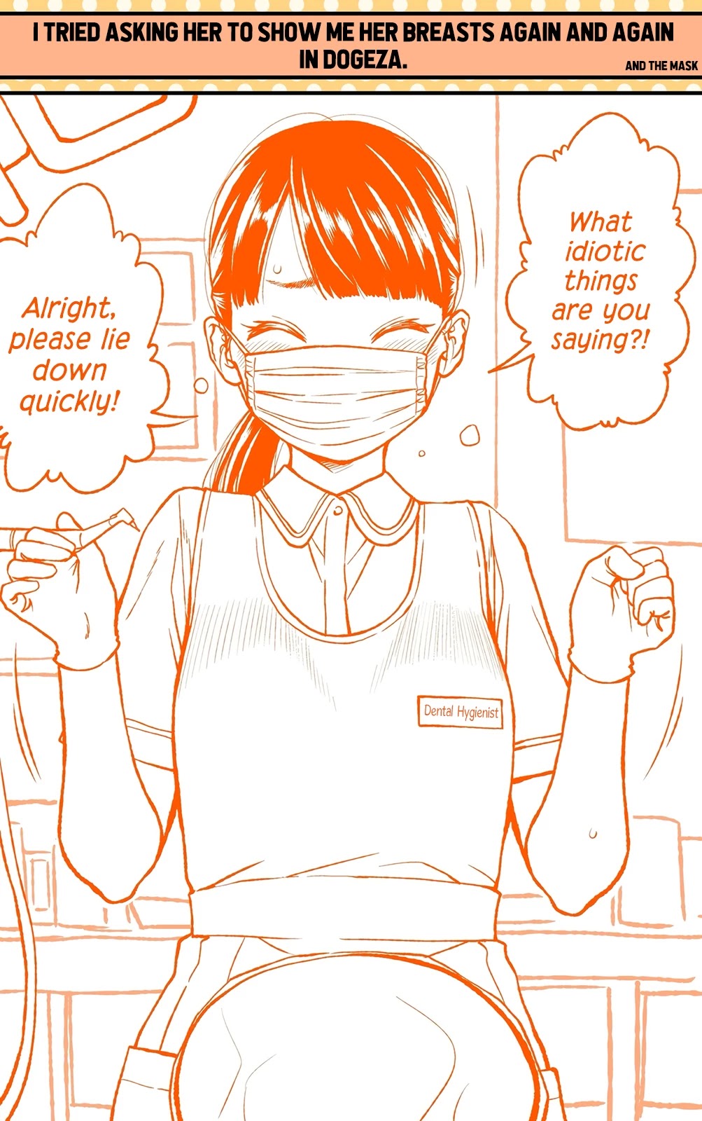 Dogeza De Tanondemita Chapter 34 page 2 - Chapter 34: Dental Hygienist