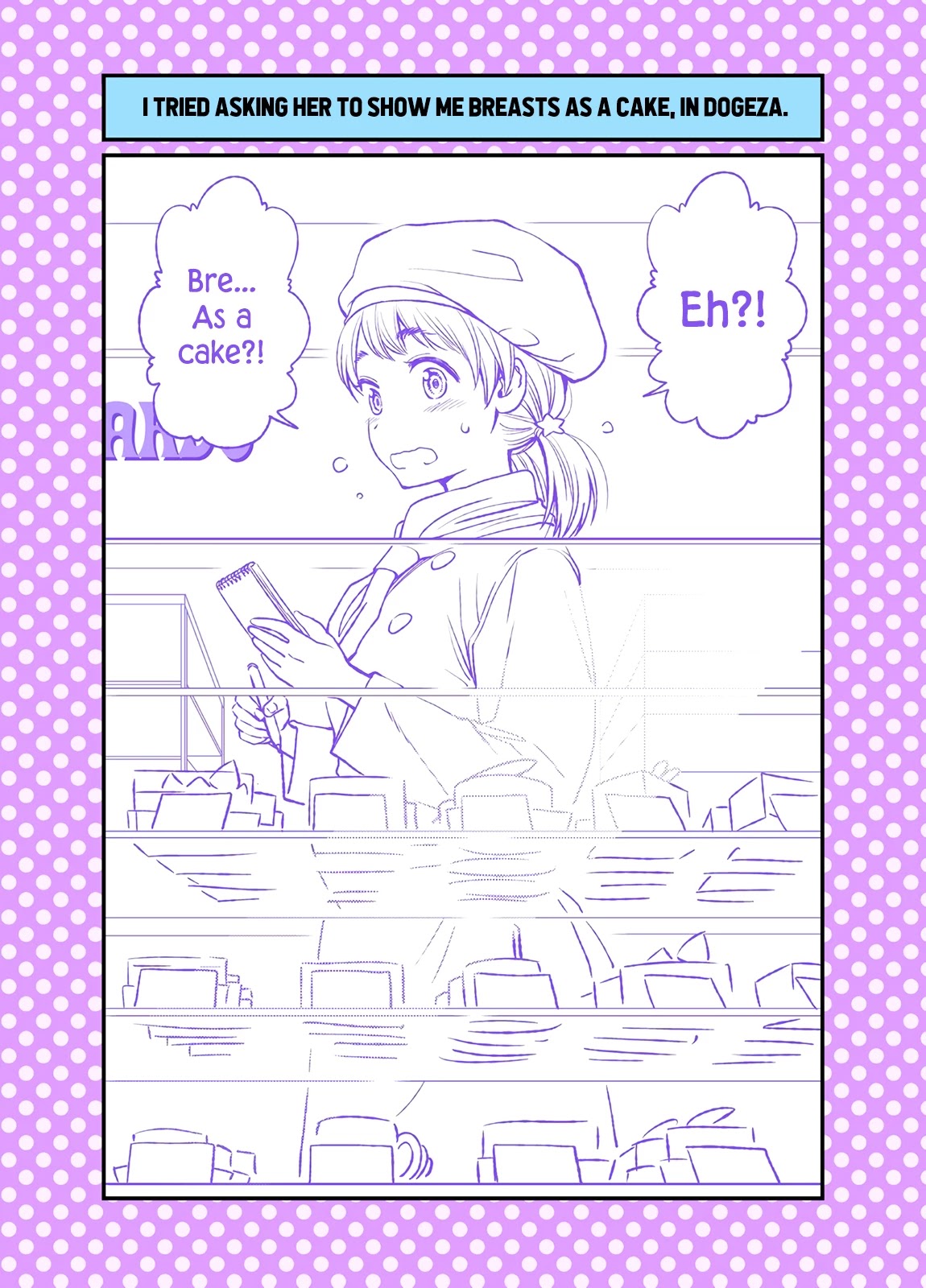 Dogeza De Tanondemita Chapter 39 page 1 - Chapter 39: Cake Shop Employee
