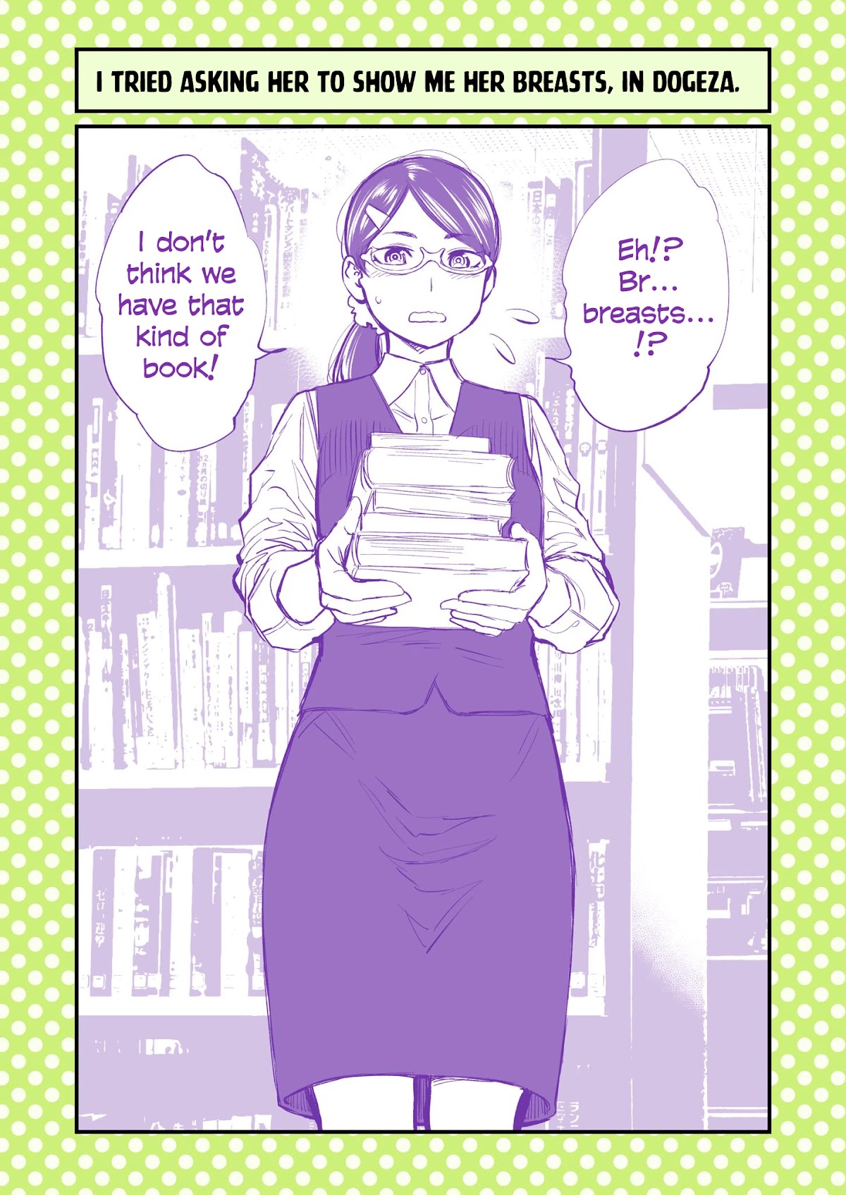 Dogeza De Tanondemita Chapter 46 page 1 - Chapter 46: Librarian