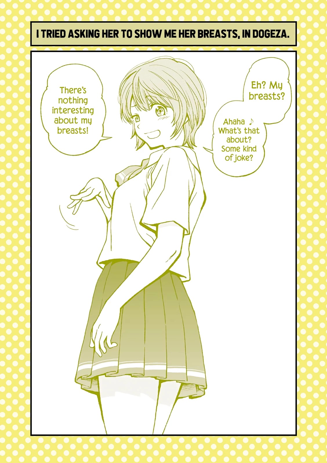 Dogeza De Tanondemita Chapter 9 page 1 - Chapter 9: ⑨