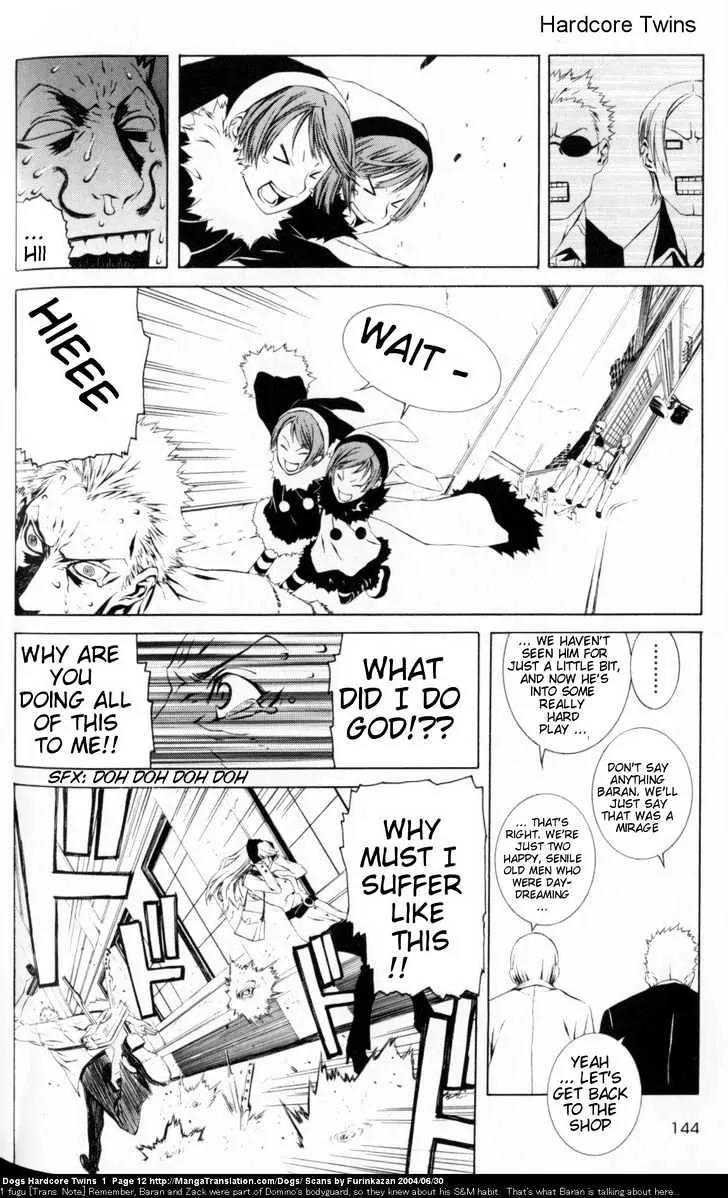 Dogs: Bullets & Carnage Chapter 0.2 page 12 - Chapter 0.2: Hardcore Twins