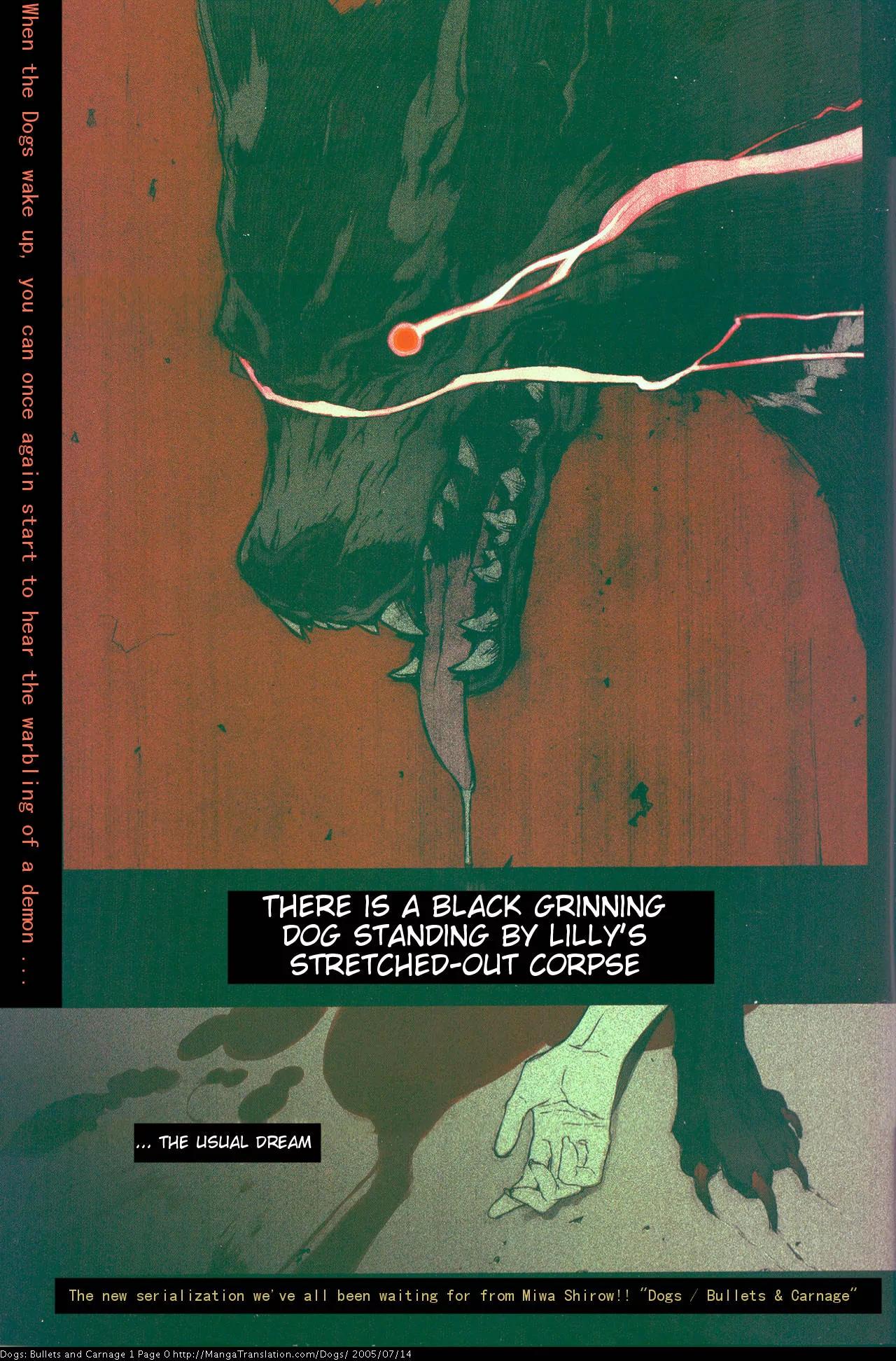 Dogs: Bullets & Carnage Chapter 1 page 1 - Chapter 1: Whitehair & Eyepatch