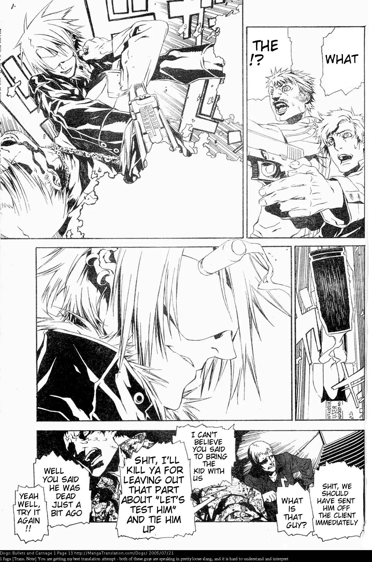 Dogs: Bullets & Carnage Chapter 1 page 14 - Chapter 1: Whitehair & Eyepatch