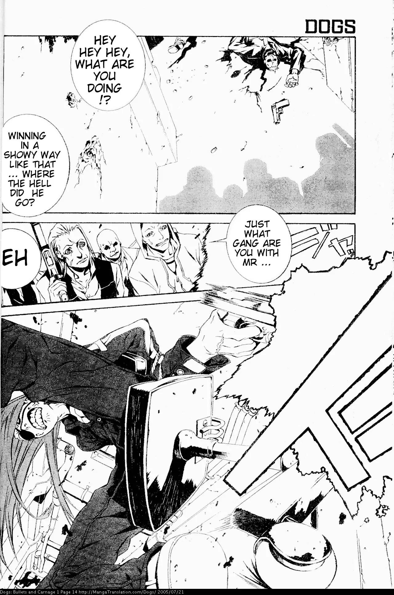 Dogs: Bullets & Carnage Chapter 1 page 15 - Chapter 1: Whitehair & Eyepatch