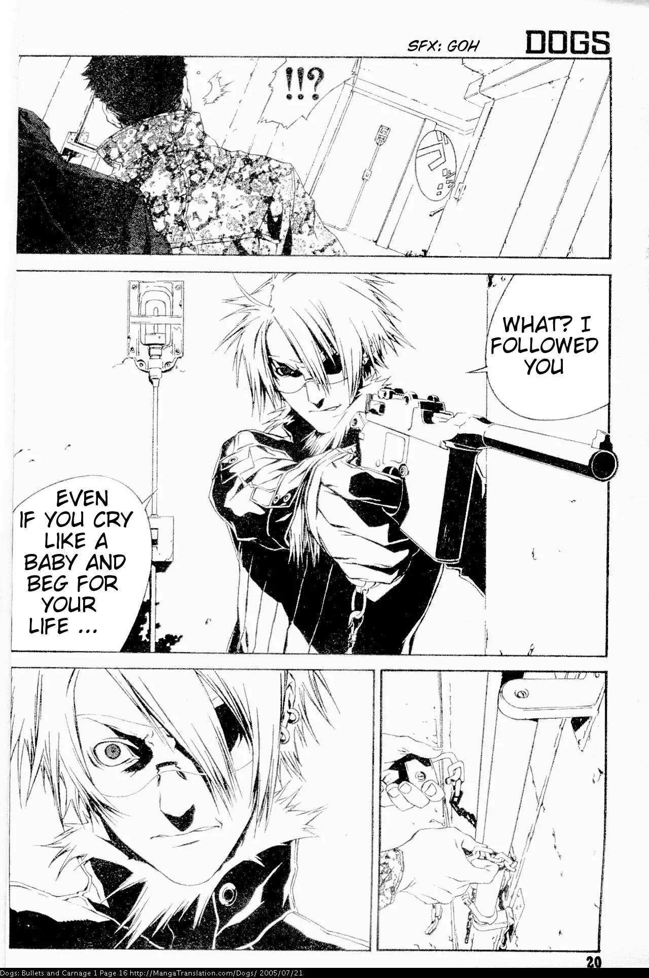 Dogs: Bullets & Carnage Chapter 1 page 17 - Chapter 1: Whitehair & Eyepatch