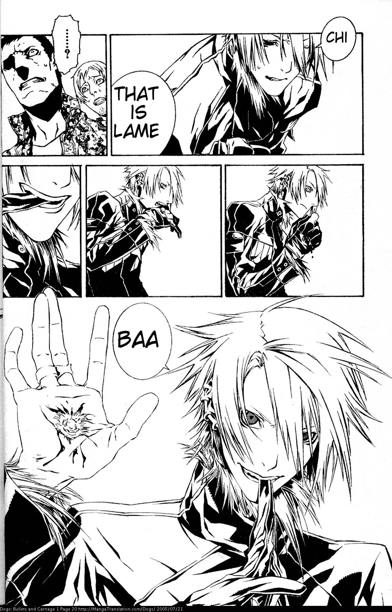 Dogs: Bullets & Carnage Chapter 1 page 21 - Chapter 1: Whitehair & Eyepatch