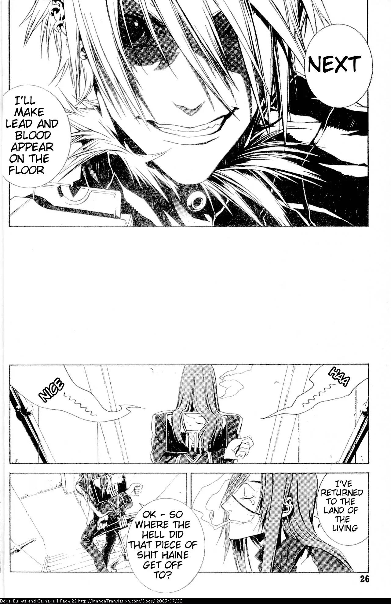 Dogs: Bullets & Carnage Chapter 1 page 23 - Chapter 1: Whitehair & Eyepatch