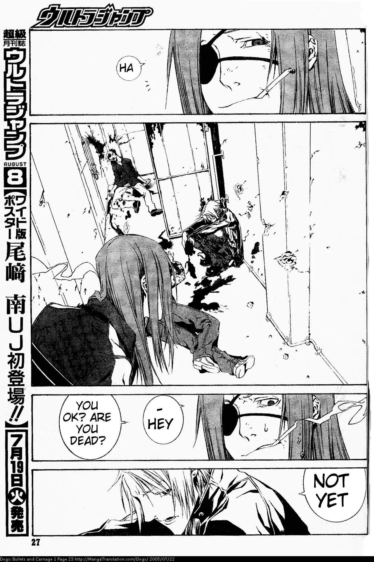 Dogs: Bullets & Carnage Chapter 1 page 24 - Chapter 1: Whitehair & Eyepatch