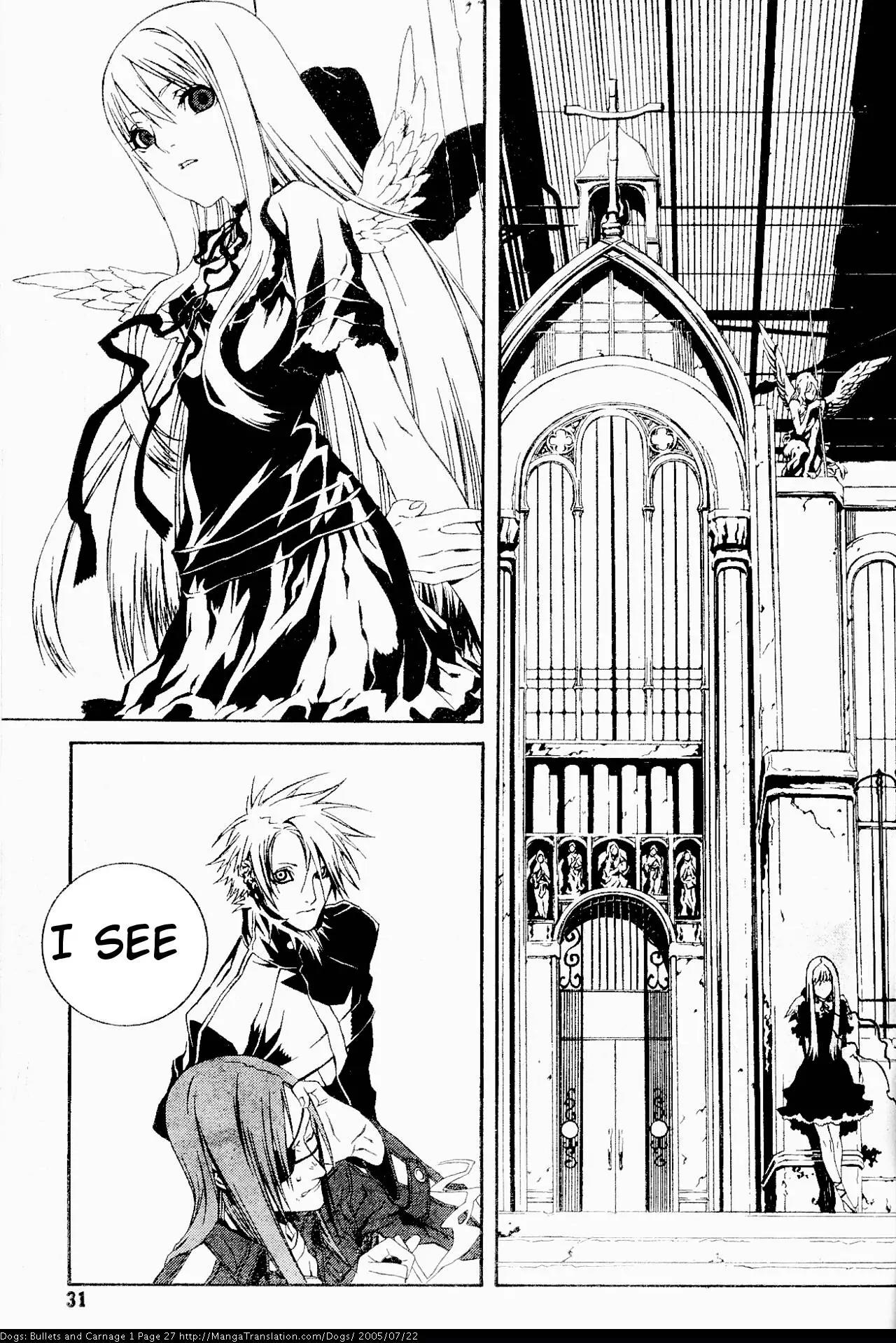 Dogs: Bullets & Carnage Chapter 1 page 28 - Chapter 1: Whitehair & Eyepatch