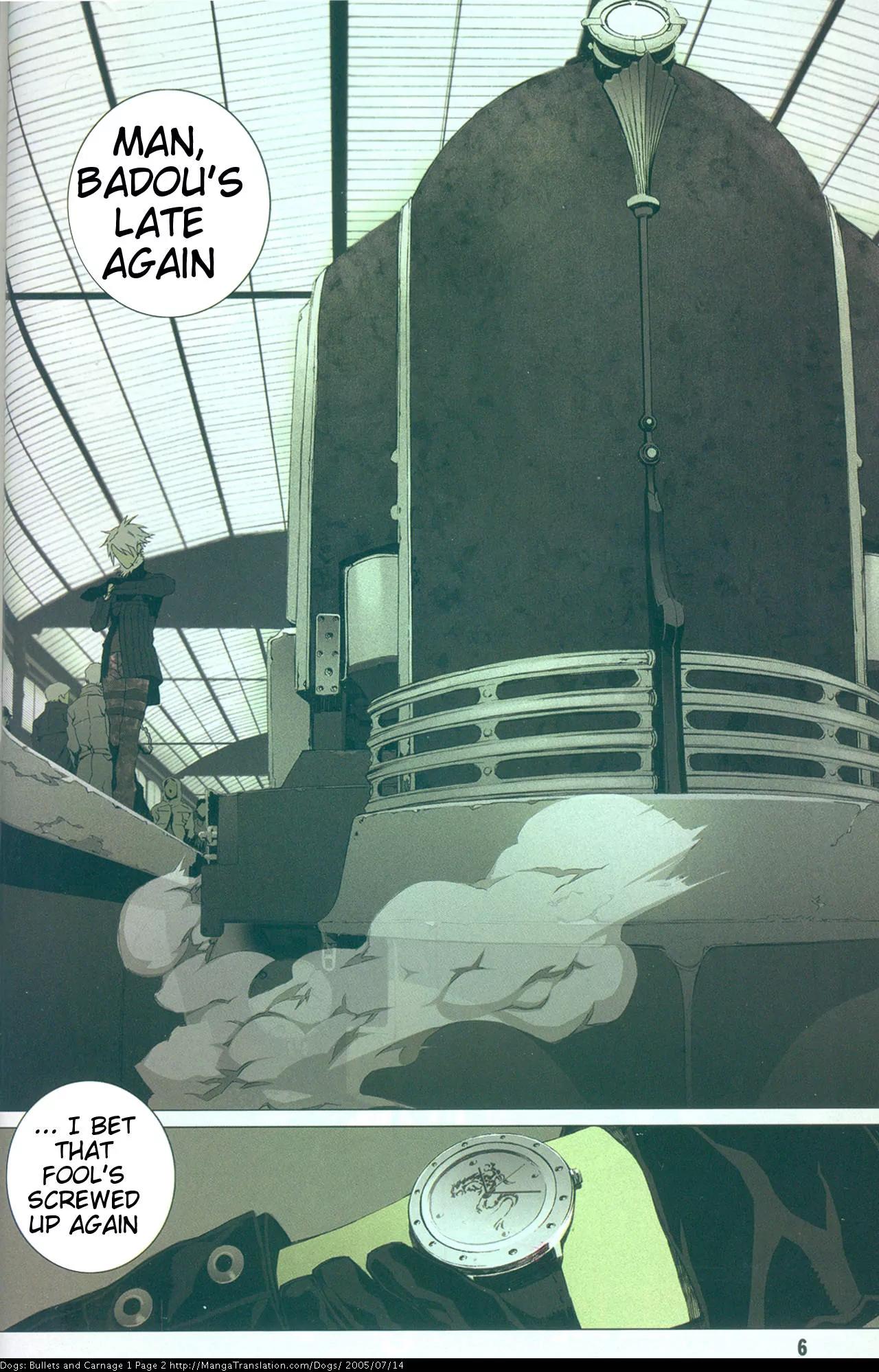 Dogs: Bullets & Carnage Chapter 1 page 3 - Chapter 1: Whitehair & Eyepatch