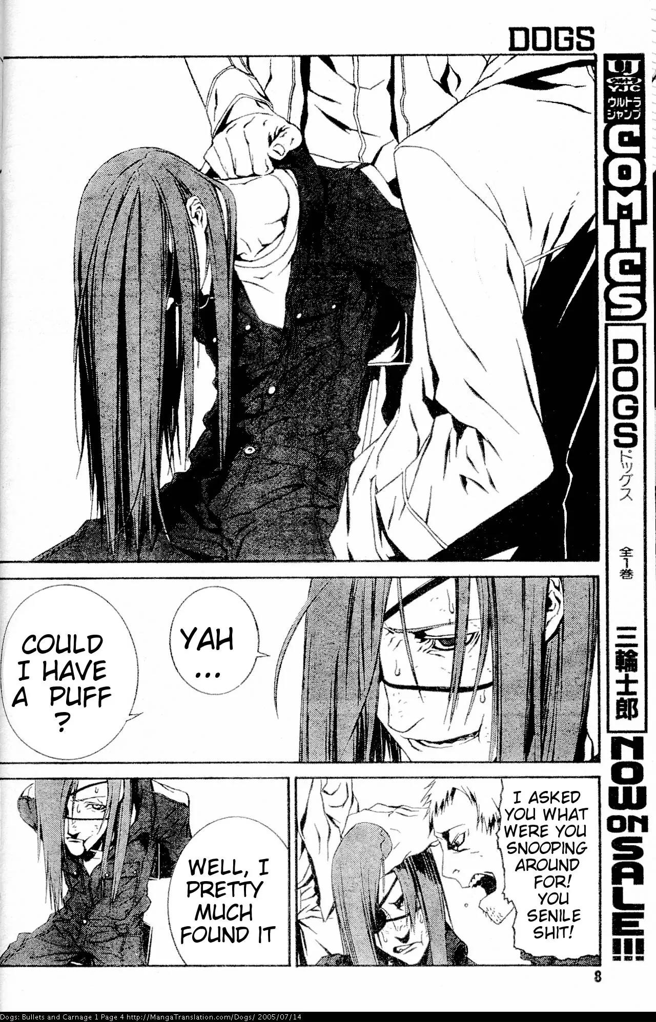 Dogs: Bullets & Carnage Chapter 1 page 5 - Chapter 1: Whitehair & Eyepatch