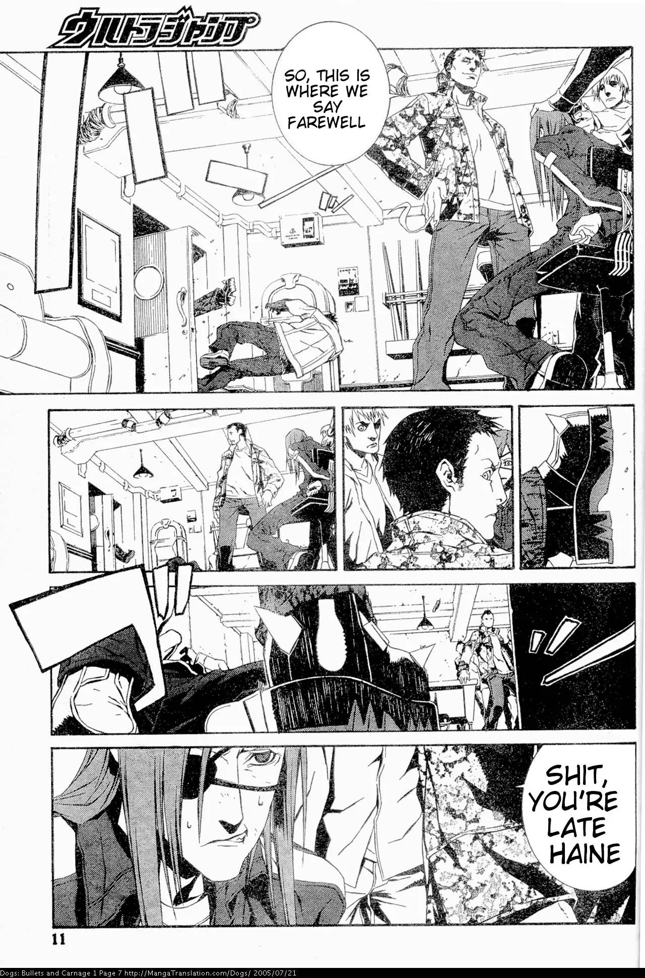 Dogs: Bullets & Carnage Chapter 1 page 8 - Chapter 1: Whitehair & Eyepatch