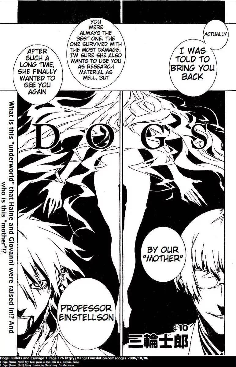 Dogs: Bullets & Carnage Chapter 10 page 1 - Chapter 10: Servant & Strayer IV