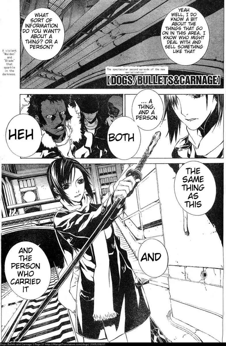 Dogs: Bullets & Carnage Chapter 2 page 1 - Chapter 2: Maiden & Eisen