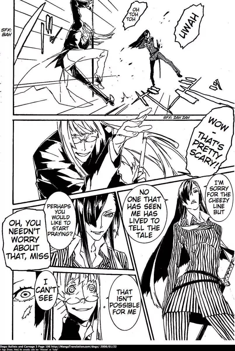 Dogs: Bullets & Carnage Chapter 26 page 11 - Chapter 26: Blind Bishop & Strongest Elder