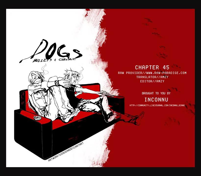 Dogs: Bullets & Carnage Chapter 45 page 1 - Chapter 45: Chevalier & Bogeyman I