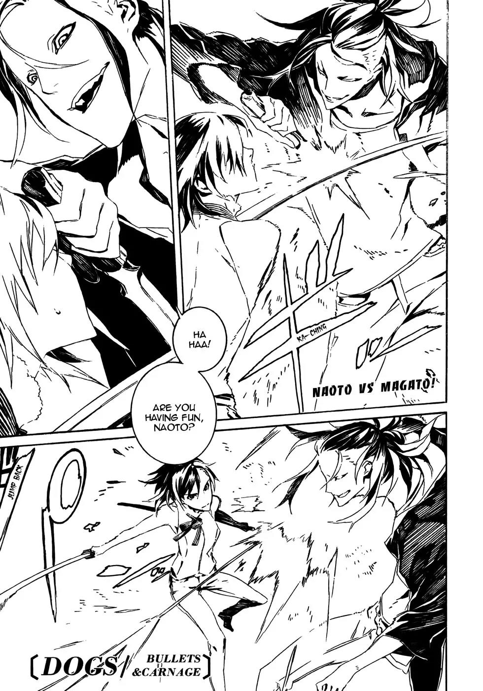Dogs: Bullets & Carnage Chapter 59 page 2 - Chapter 59: Naoto & Magato II