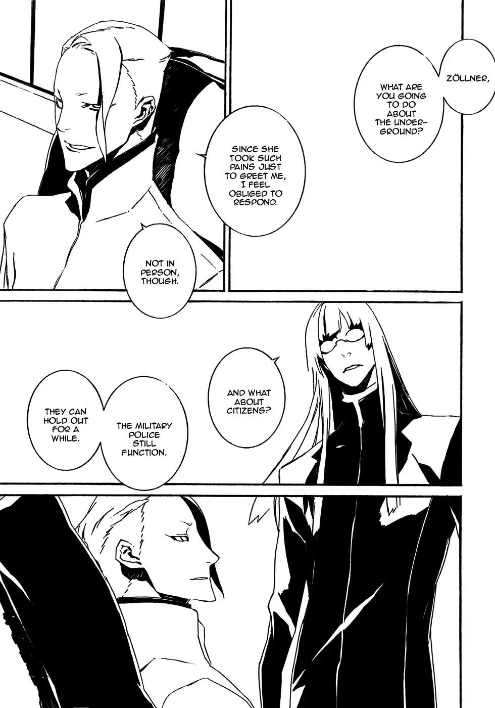 Dogs: Bullets & Carnage Chapter 59 page 22 - Chapter 59: Naoto & Magato II