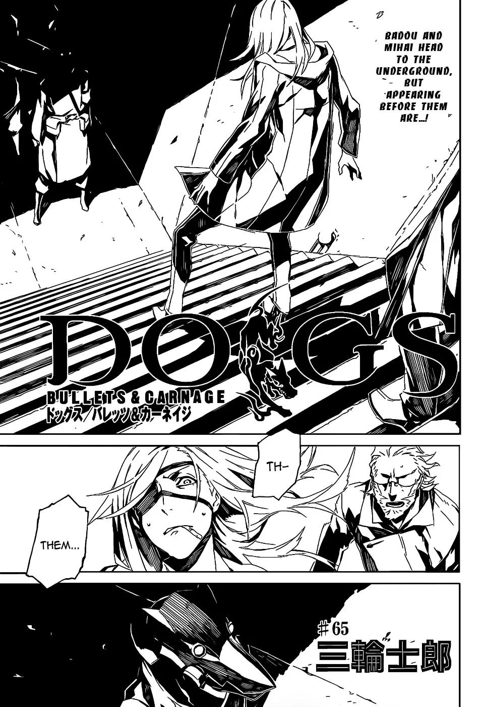 Dogs: Bullets & Carnage Chapter 65 page 1 - Chapter 65: Prisoner & Usurper