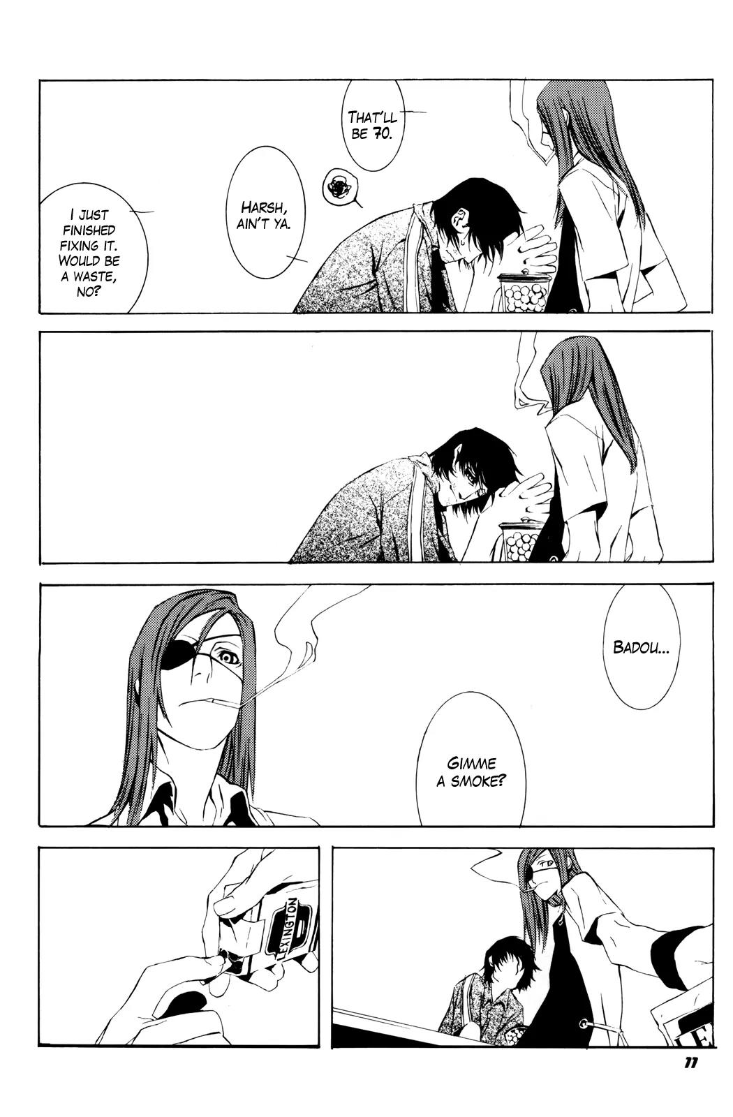 Dogs: Bullets & Carnage Chapter 94.5 page 12 - Badou's Sidestory: The white stick and the gumball