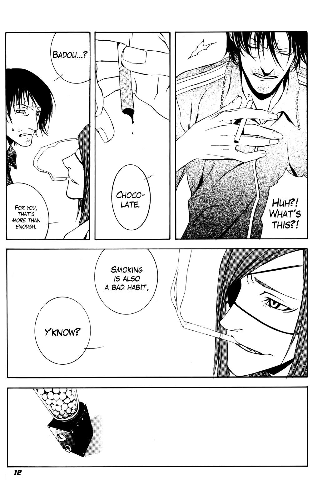 Dogs: Bullets & Carnage Chapter 94.5 page 13 - Badou's Sidestory: The white stick and the gumball