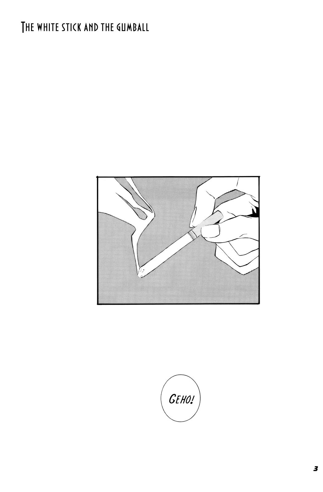 Dogs: Bullets & Carnage Chapter 94.5 page 4 - Badou's Sidestory: The white stick and the gumball