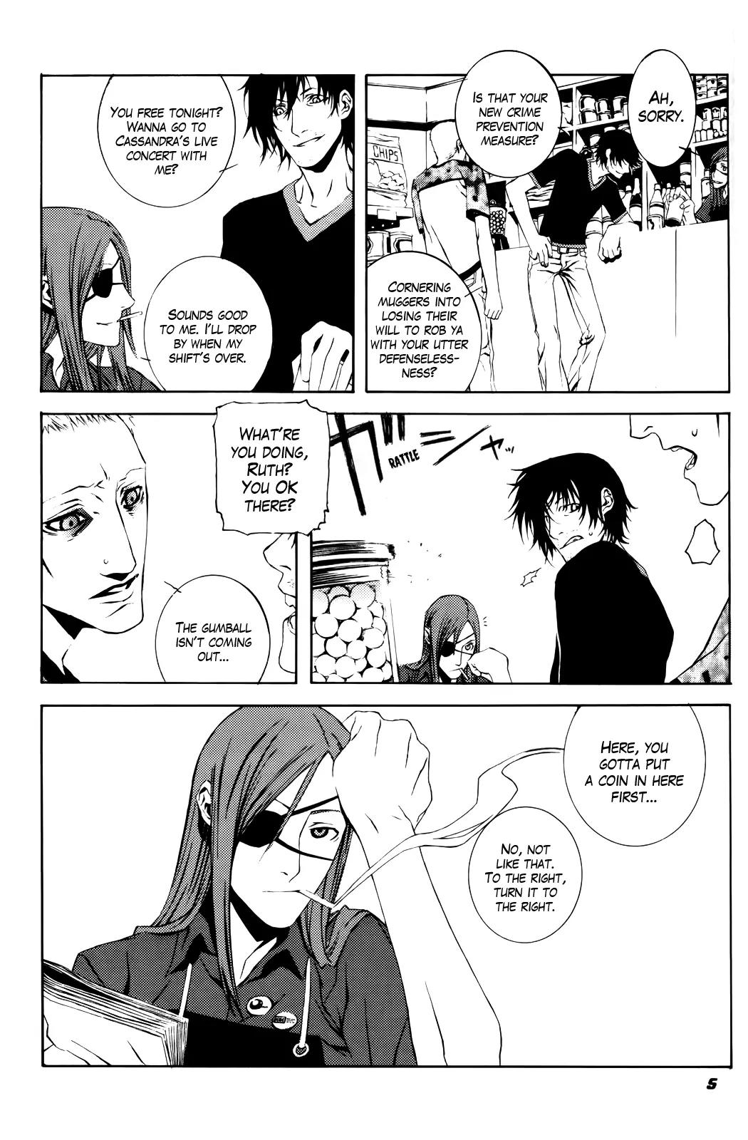 Dogs: Bullets & Carnage Chapter 94.5 page 6 - Badou's Sidestory: The white stick and the gumball