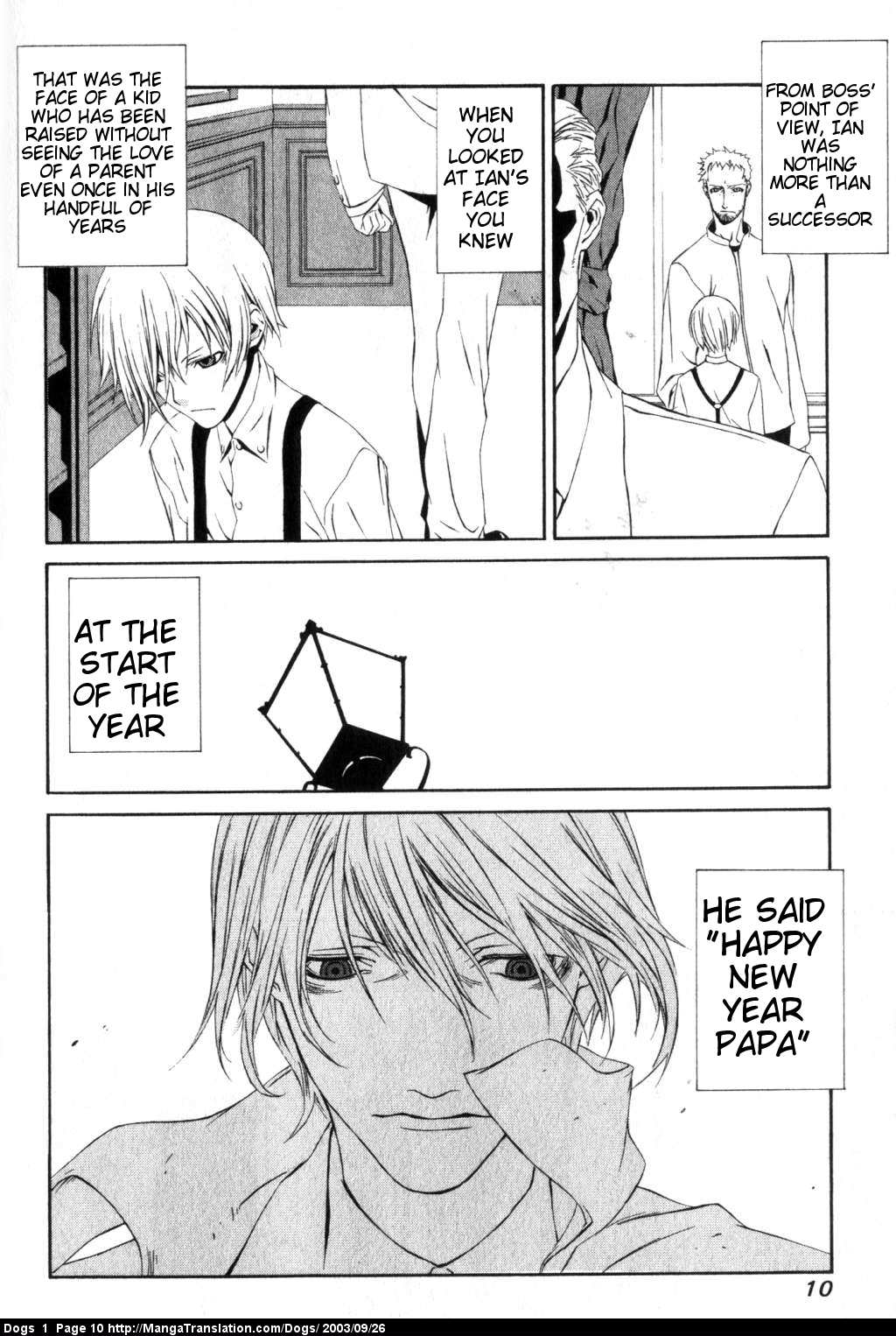 Dogs: Stray Dogs Howling in the Dark Chapter 1.2 page 11 - Chapter 1 v2 : Weepy Old Killer