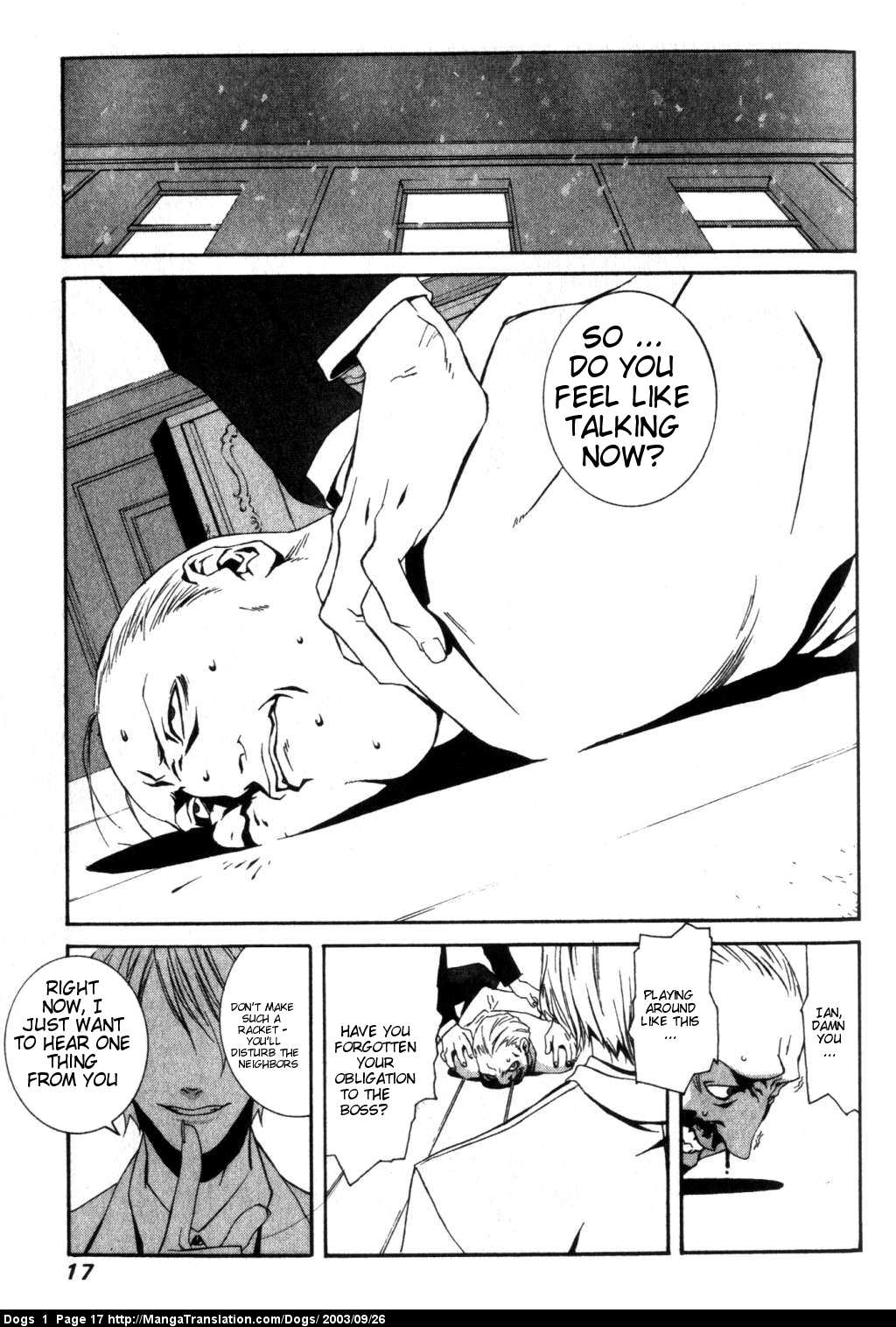Dogs: Stray Dogs Howling in the Dark Chapter 1.2 page 18 - Chapter 1 v2 : Weepy Old Killer