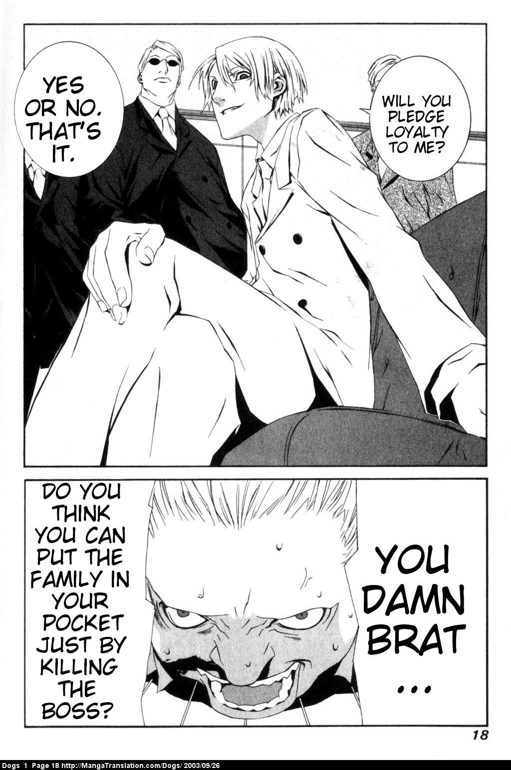 Dogs: Stray Dogs Howling in the Dark Chapter 1.2 page 19 - Chapter 1 v2 : Weepy Old Killer