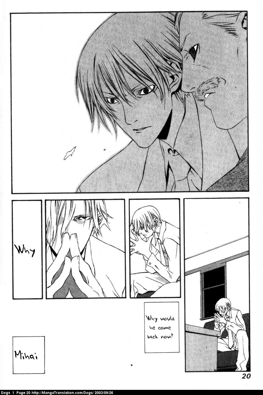 Dogs: Stray Dogs Howling in the Dark Chapter 1.2 page 21 - Chapter 1 v2 : Weepy Old Killer