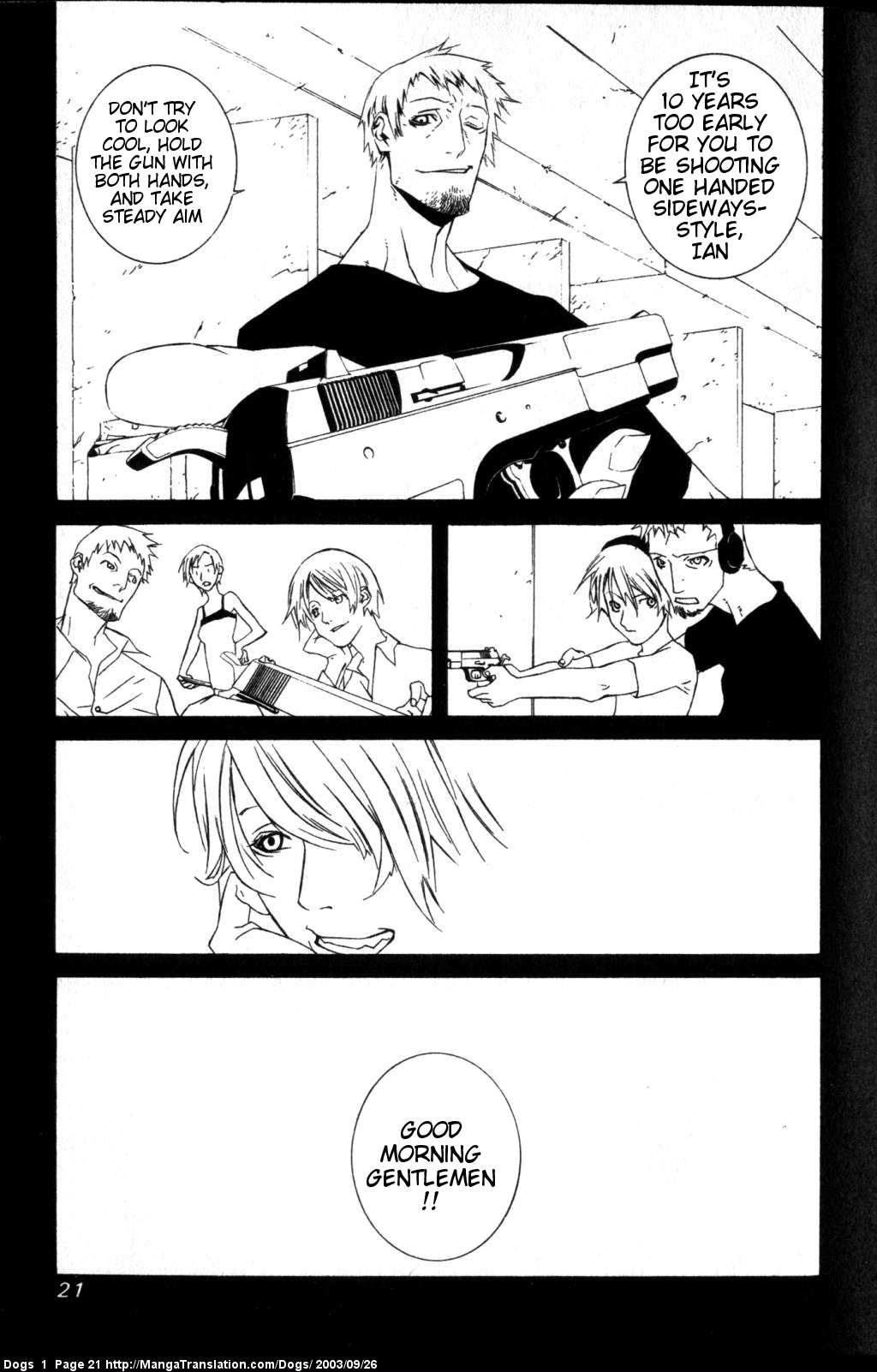 Dogs: Stray Dogs Howling in the Dark Chapter 1.2 page 22 - Chapter 1 v2 : Weepy Old Killer