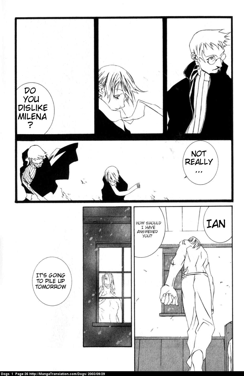 Dogs: Stray Dogs Howling in the Dark Chapter 1.2 page 27 - Chapter 1 v2 : Weepy Old Killer