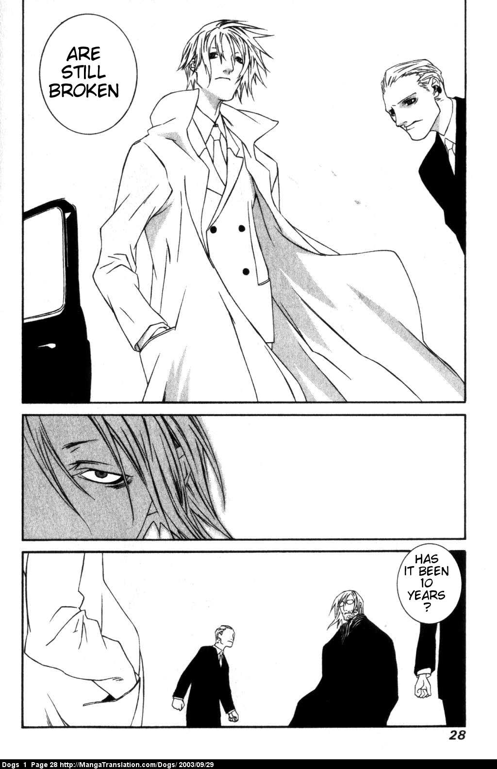 Dogs: Stray Dogs Howling in the Dark Chapter 1.2 page 29 - Chapter 1 v2 : Weepy Old Killer
