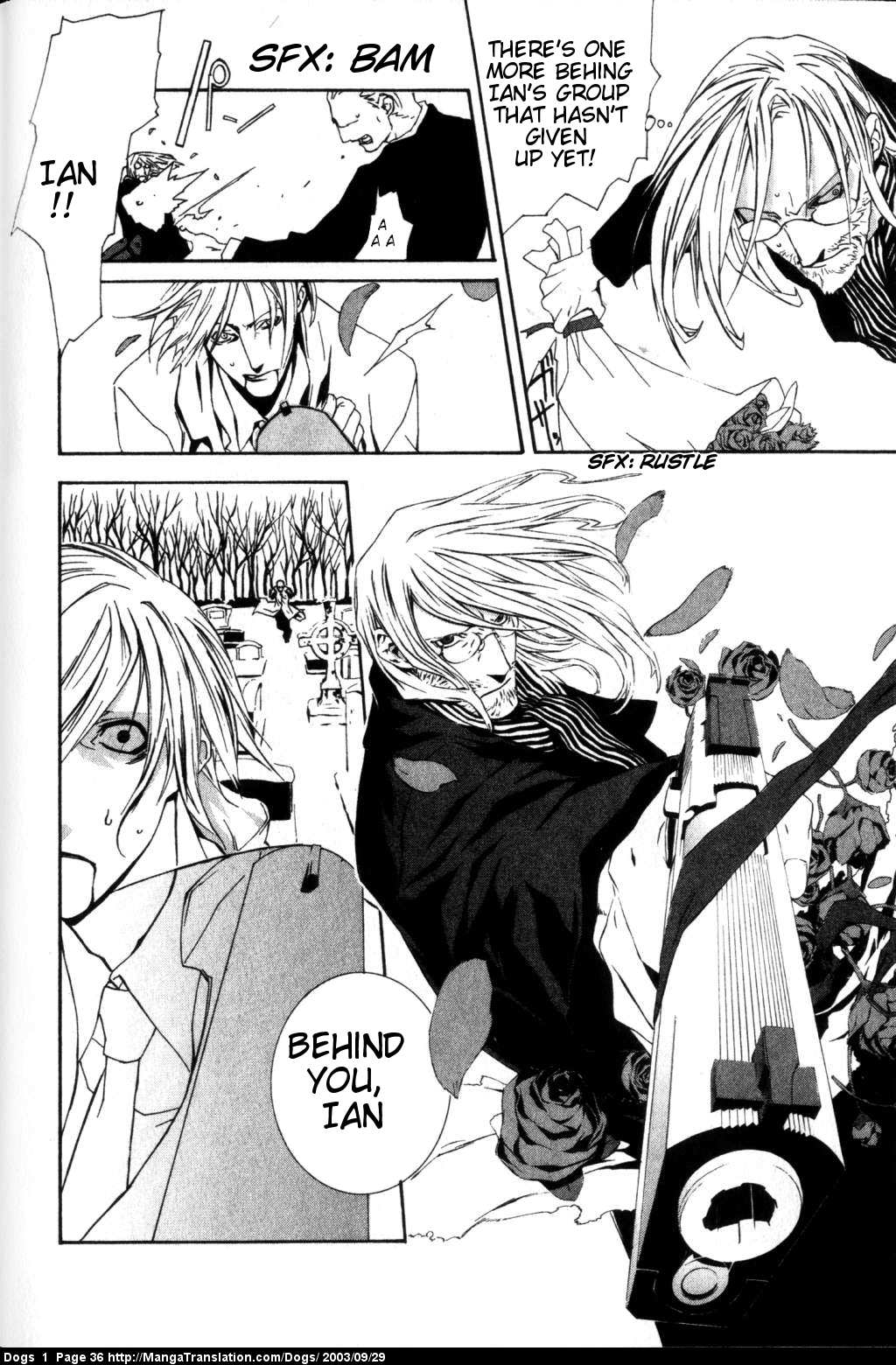 Dogs: Stray Dogs Howling in the Dark Chapter 1.2 page 37 - Chapter 1 v2 : Weepy Old Killer