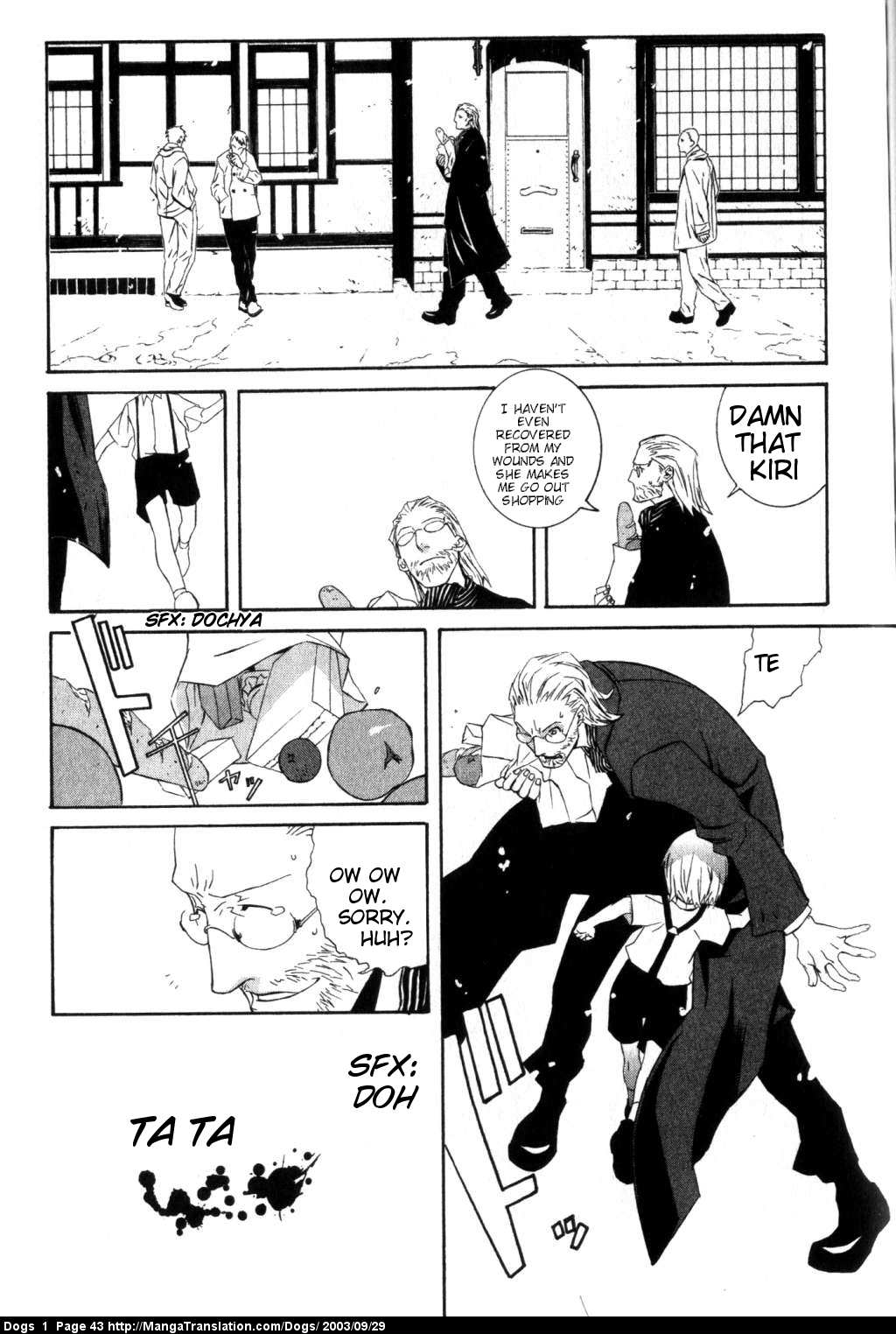 Dogs: Stray Dogs Howling in the Dark Chapter 1.2 page 44 - Chapter 1 v2 : Weepy Old Killer