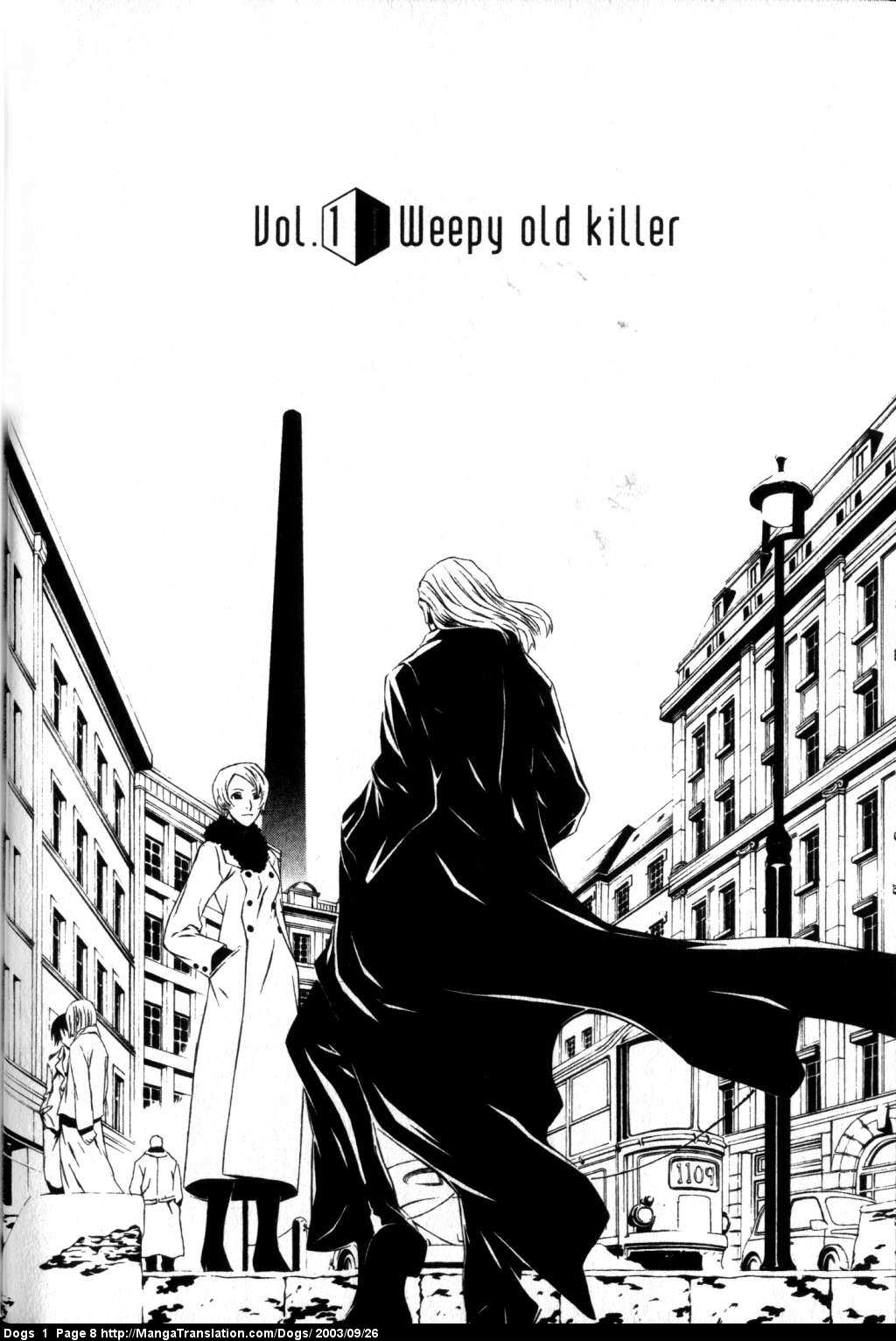 Dogs: Stray Dogs Howling in the Dark Chapter 1.2 page 9 - Chapter 1 v2 : Weepy Old Killer