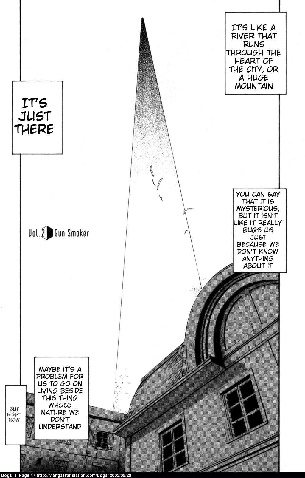 Dogs: Stray Dogs Howling in the Dark Chapter 2.2 page 1 - Chapter 2 v2 : Gun Smoker