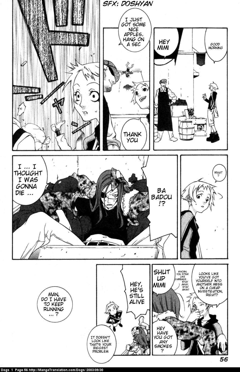 Dogs: Stray Dogs Howling in the Dark Chapter 2.2 page 10 - Chapter 2 v2 : Gun Smoker